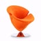 Manhattan Comfort Tulip Swivel Accent Chair Set of 5 in Multi Color White, Orange, Yellow, Green and Red 5-AC029 - alternate 3